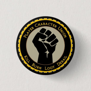 Player Character Union 3 Cm Round Badge