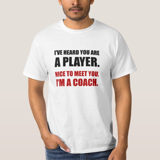 Player Coach T-Shirt (Front)