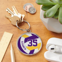 player name purple gold team colours volleyball 