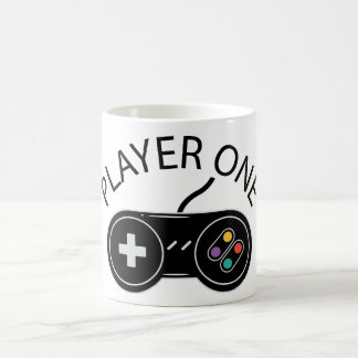 Player One Gamer - Video Game Controller Gift Coffee Mug
