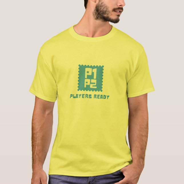 Player One Ready Retro Gaming T-Shirt (Front)