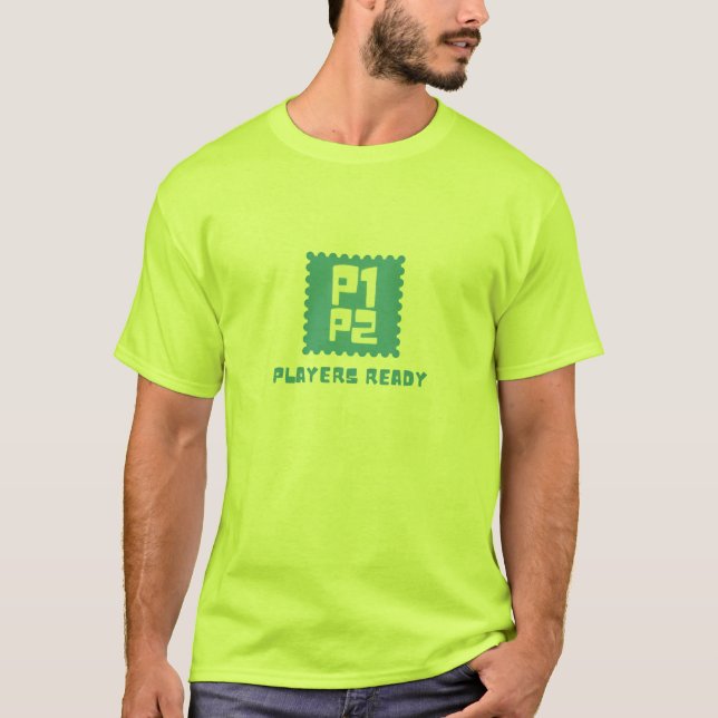 Player One Ready Retro Gaming T-Shirt (Front)