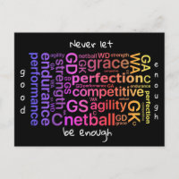 Player Positions Inspirational Netball Quote