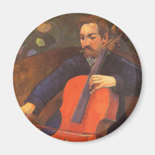 Player Schneklud Portrait by Paul Gauguin Magnet