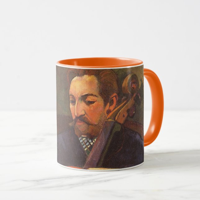 Player Schneklud Portrait by Paul Gauguin Mug (Front Right)