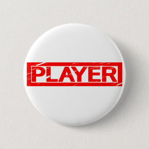 Player Stamp 6 Cm Round Badge