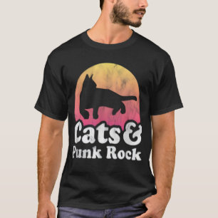 Playera   Cats and Punk Rock T-Shirt