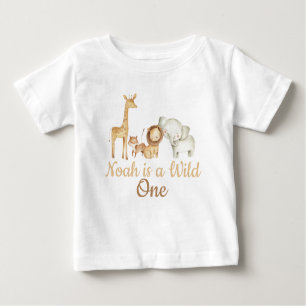 Playera De Bebé Wild One Safari Baby T-Shirt