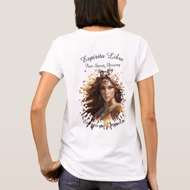 Playera Lady Sagitario T-Shirt (Back)
