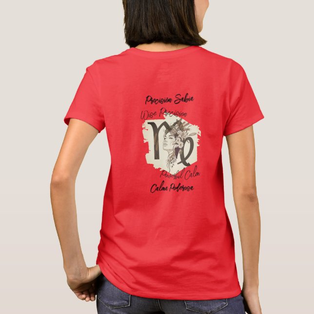 Playera Lady Virgo T-Shirt (Back)