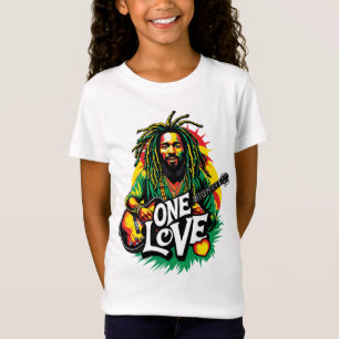 Playera One Love the King of Reggae T-Shirt