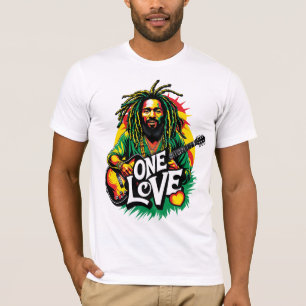 Playera One Love the King of Reggae T-Shirt