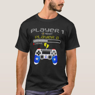 Players 1 Ready Player 2 Loading Gaming T-Shirt