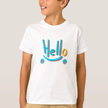 Playful Abstract Hello Pattern Art