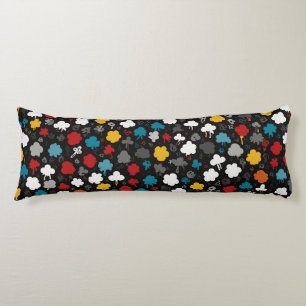 Playful and Energetic Design with Bright Accents Body Cushion