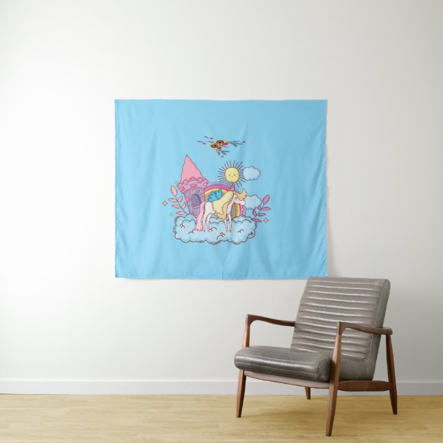 Playful and Whimsical Art Designs  Tapestry (In Situ (Horizontal))