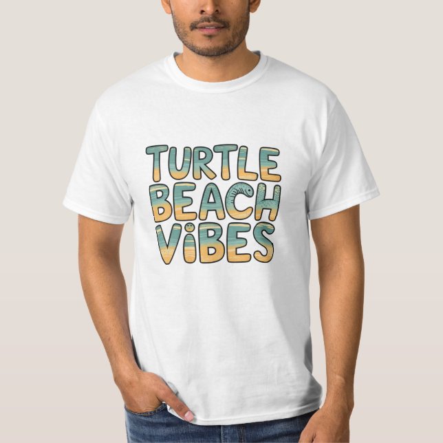 Playful and Whimsical Turtle Designs T-Shirt (Front)