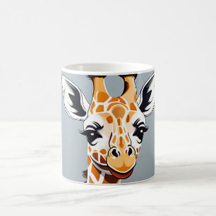 Playful Baby Giraffe Animal Coffee Mug