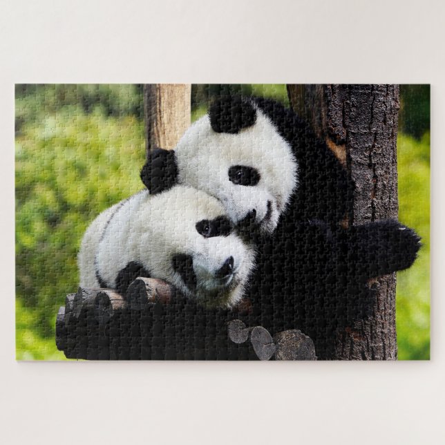 Playful Baby Pandas, Jigsaw Puzzle (Horizontal)