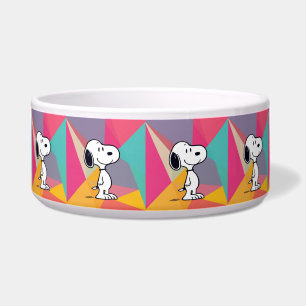 Playful Beagle Cartoon Geometric Pop Art