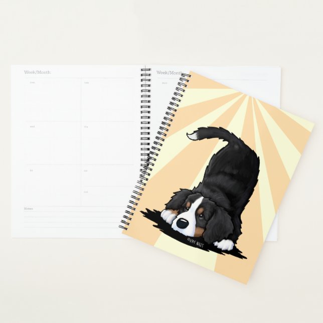 Playful Bernese Puppy Art Planner (Display)
