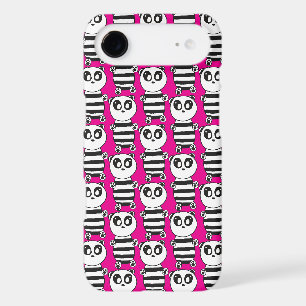 Playful Black and White Panda Art
