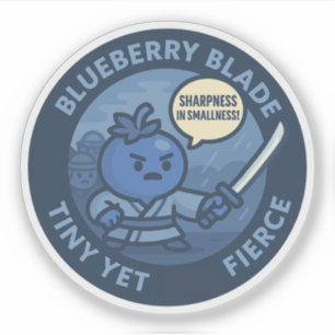Playful Blueberry Samurai Power