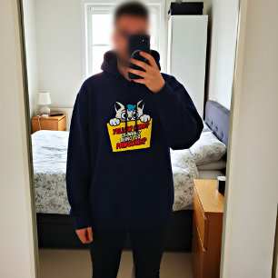 Playful Cartoon Cat Hoodie - Perfect for Cat Lover