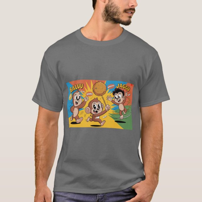 Playful Cartoon Character Tee (Front)