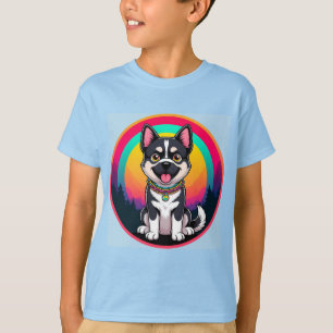 Playful Cartoon Dog T-Shirt