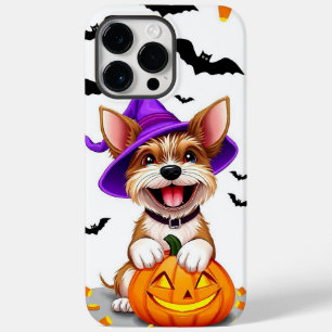 Playful cartoon-style dog Case-Mate iPhone 14 pro max case