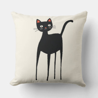 Playful Cat Decorative Cushion