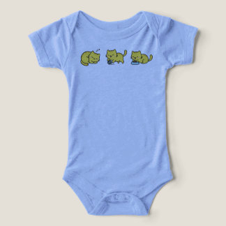 Playful Cats Baby Bodysuit