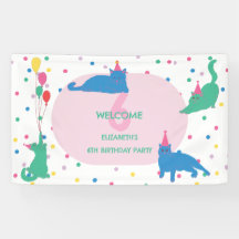 Playful Cats cute Purrfect Birthday Party 