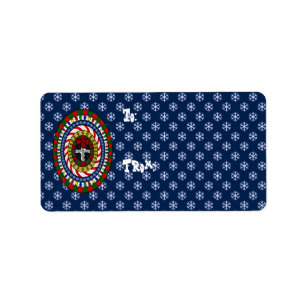 Playful Christmas Gift Tag