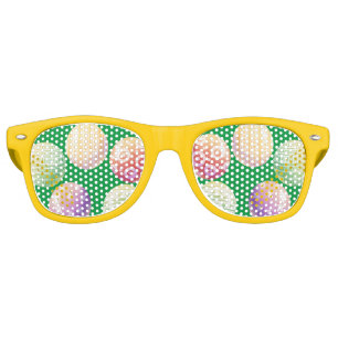 Playful Colourful Balls Fun Retro Sunglasses