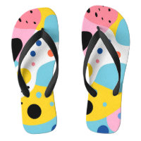 Playful colourful organic shapes| monogram