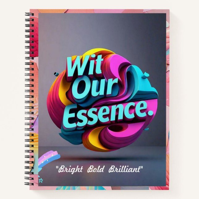 "Playful Colours" Notebook (Front)