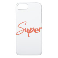 Playful, creative, cool trendy red design of Super