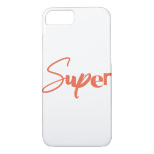 Playful, creative, cool trendy red design of Super Case-Mate iPhone Case