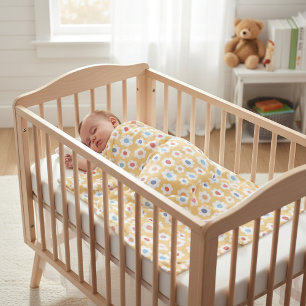Playful Daisy Ditsy Print Baby Toddler Blanket
