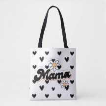 Playful Daisy Mama Tote Bag | Cute & Trendy
