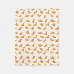 Playful Dinosaur Chicken Nugget Soft Nursery Baby  Fleece Blanket