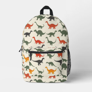 Playful Dinosaur Print Kids Printed Backpack