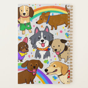 Playful Dogs Puppies  Planner