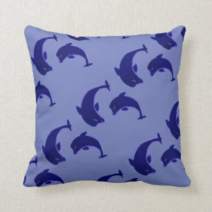 Playful Dolphin Pillow