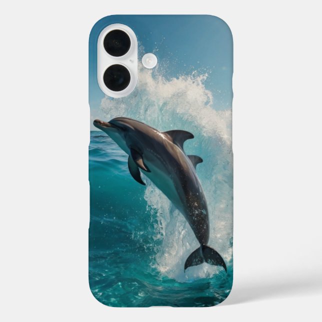Playful Dolphins Case-Mate iPhone Case (Back)