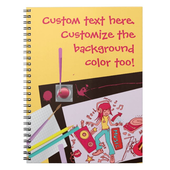 Playful Doodles Art Notebook (Front)