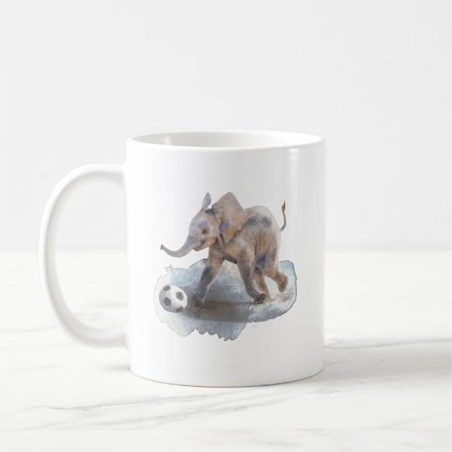 Playful Elephant 11 oz Classic Mug (Left)