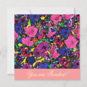 Playful Flowers ~ Invitations